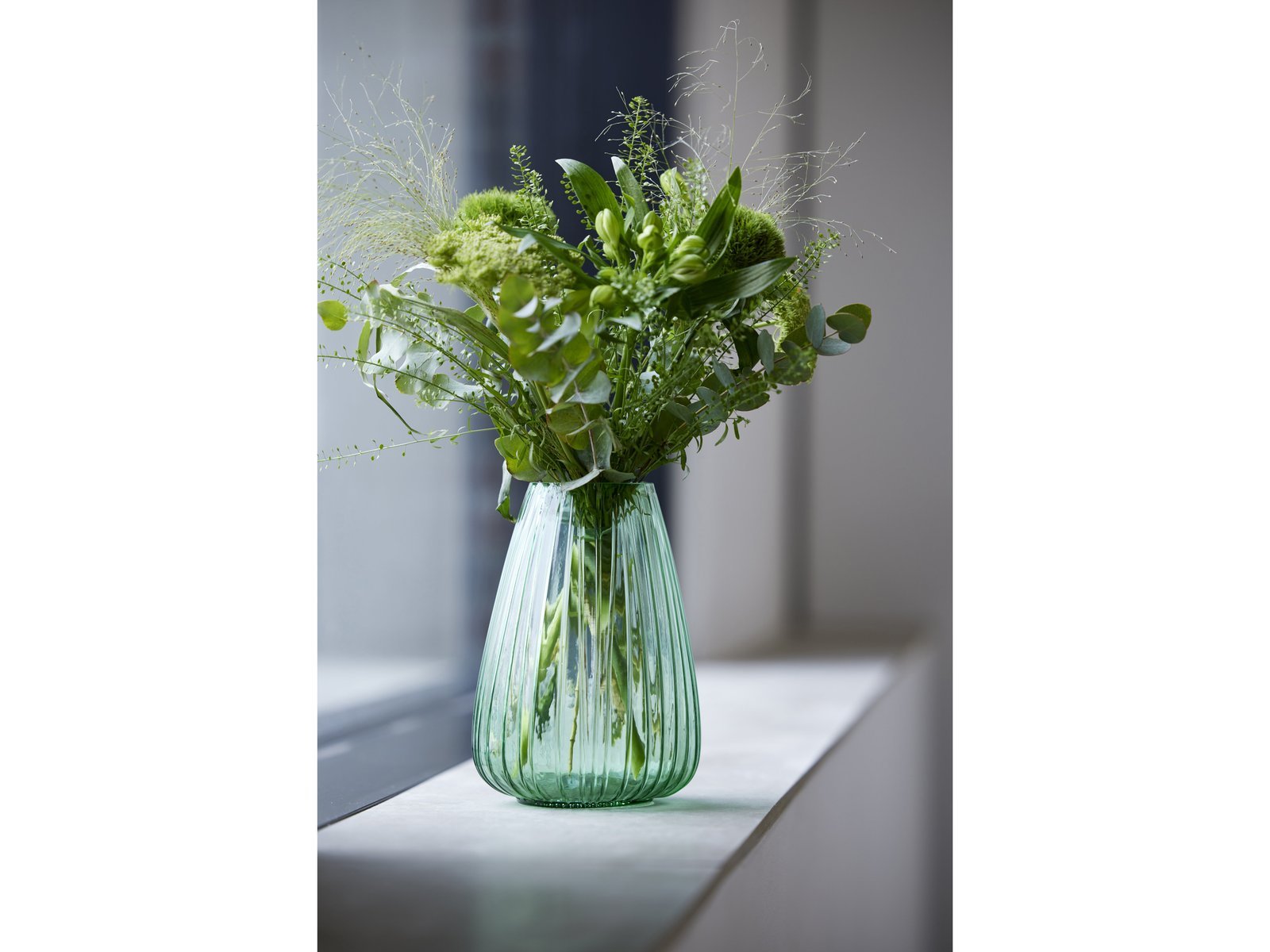 Vase Kusintha 22 Cm Green Glass - Image 13