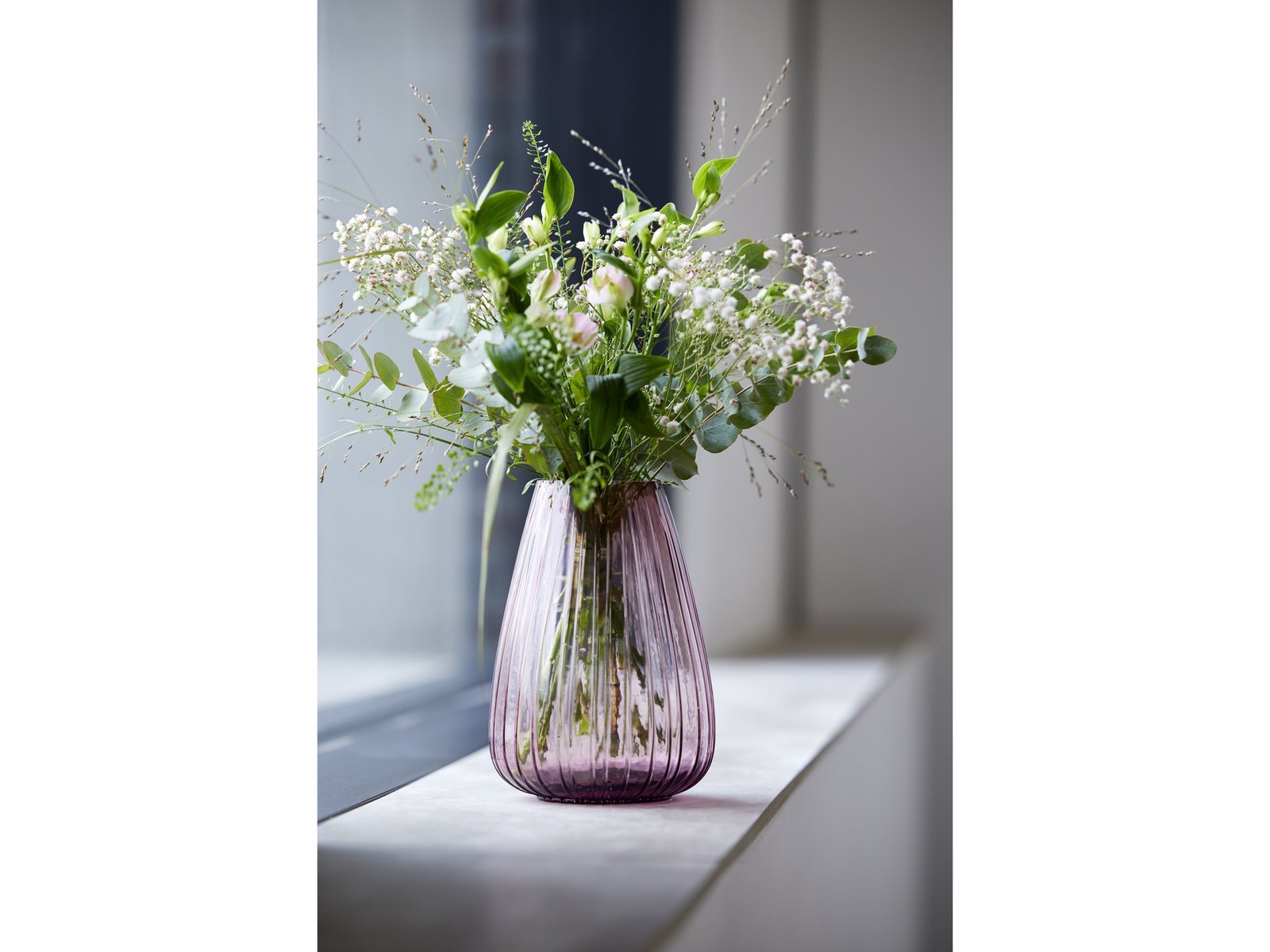 Vase Kusintha 22 Cm Pink Glass - Image 11