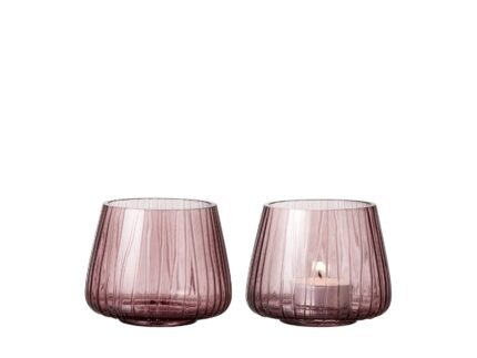 Kusintha Tealight Holder 7.5 cm, 2 pcs – Pink