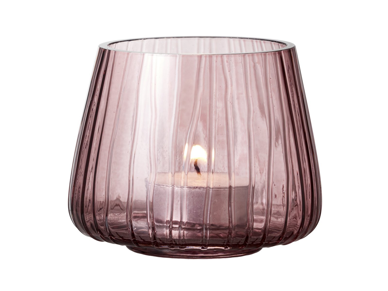 Tealight Holder Kusintha 7.5 Cm 2 Pcs Pink Glass - Image 4