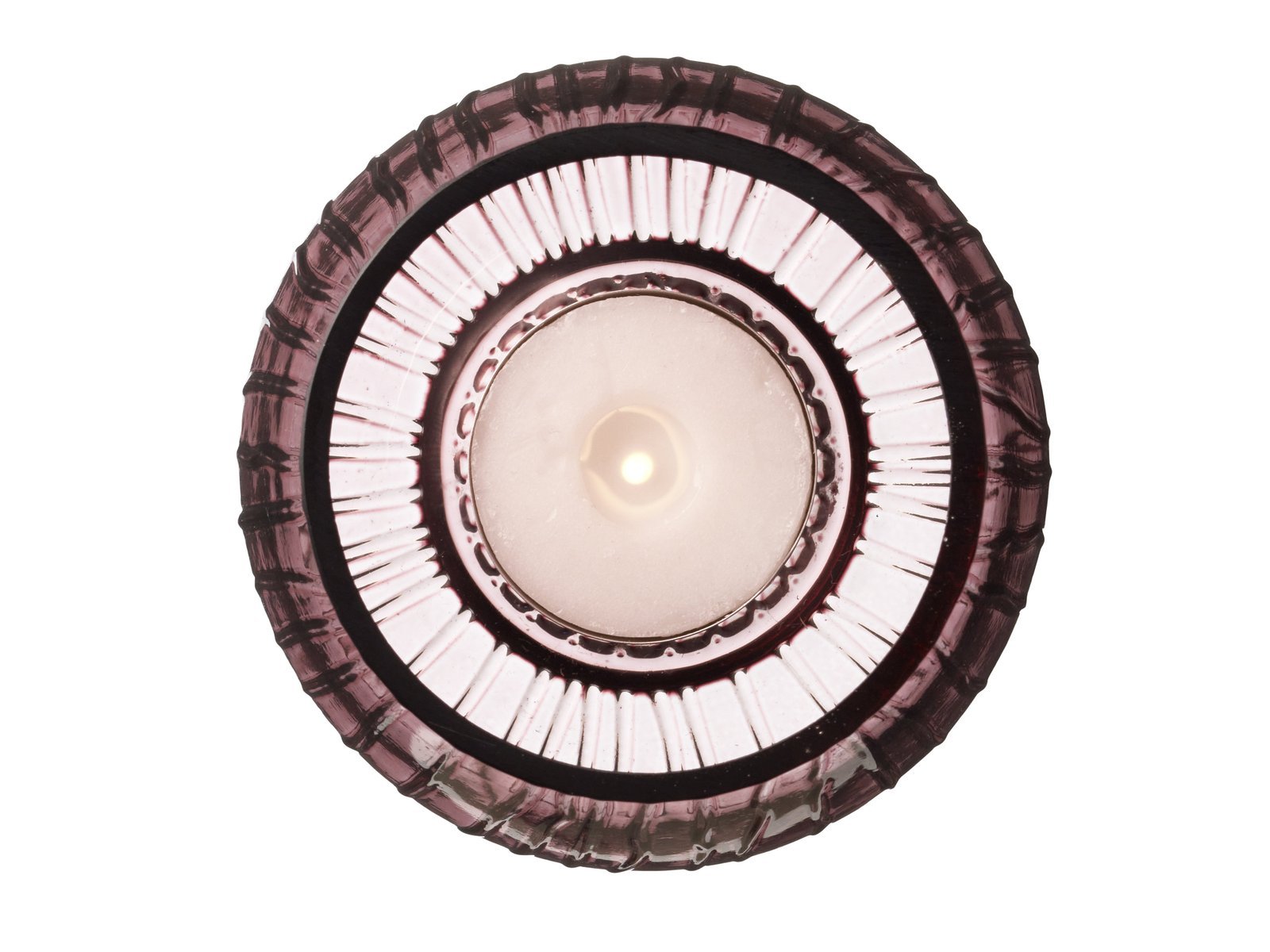 Tealight Holder Kusintha 7.5 Cm 2 Pcs Pink Glass - Image 5