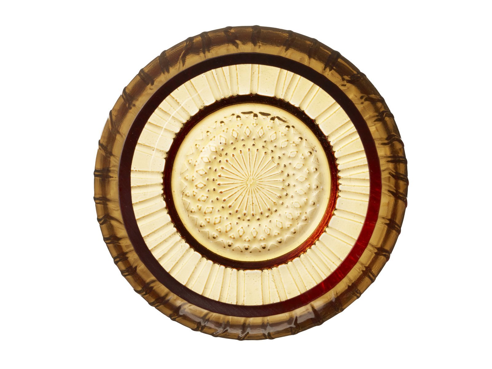 Tealight Holder Kusintha 7.5 Cm 2 Pcs Amber Glass - Image 6