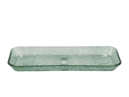 Kusintha Rectangular Serving Dish 38 × 14 cm – Green