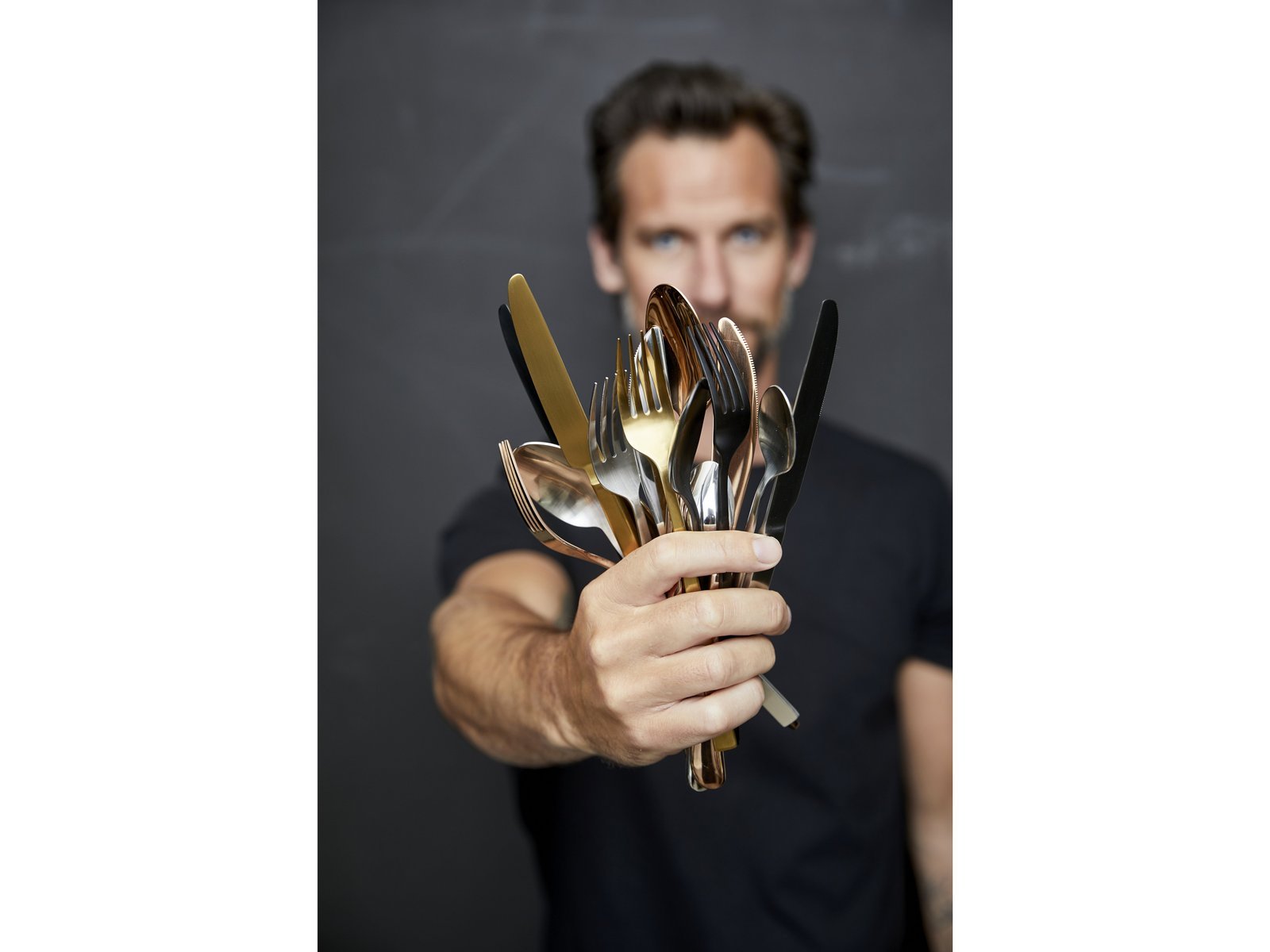 Cutlery 16Pc. Satin Finish, Bi - Image 2