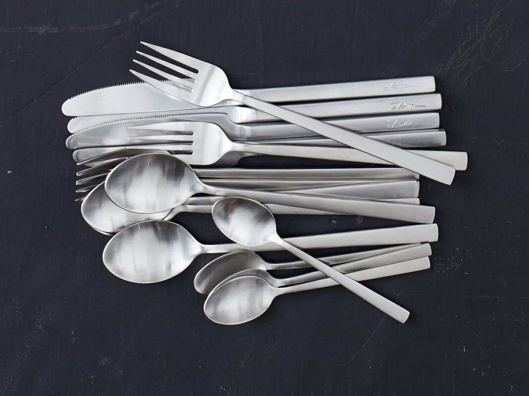 Bitz Cutlery Set 16 Pieces in Satin Steel (9)