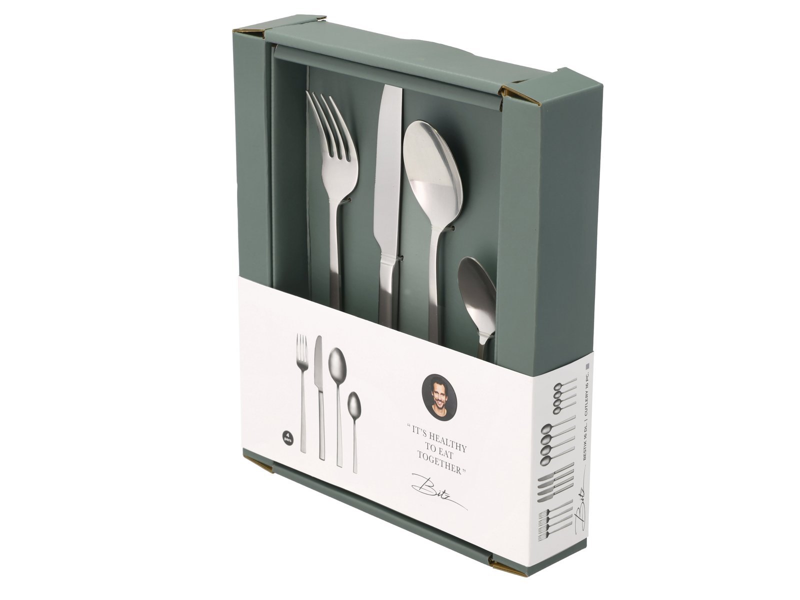 Cutlery 16Pc. Satin Finish, Bi - Image 15