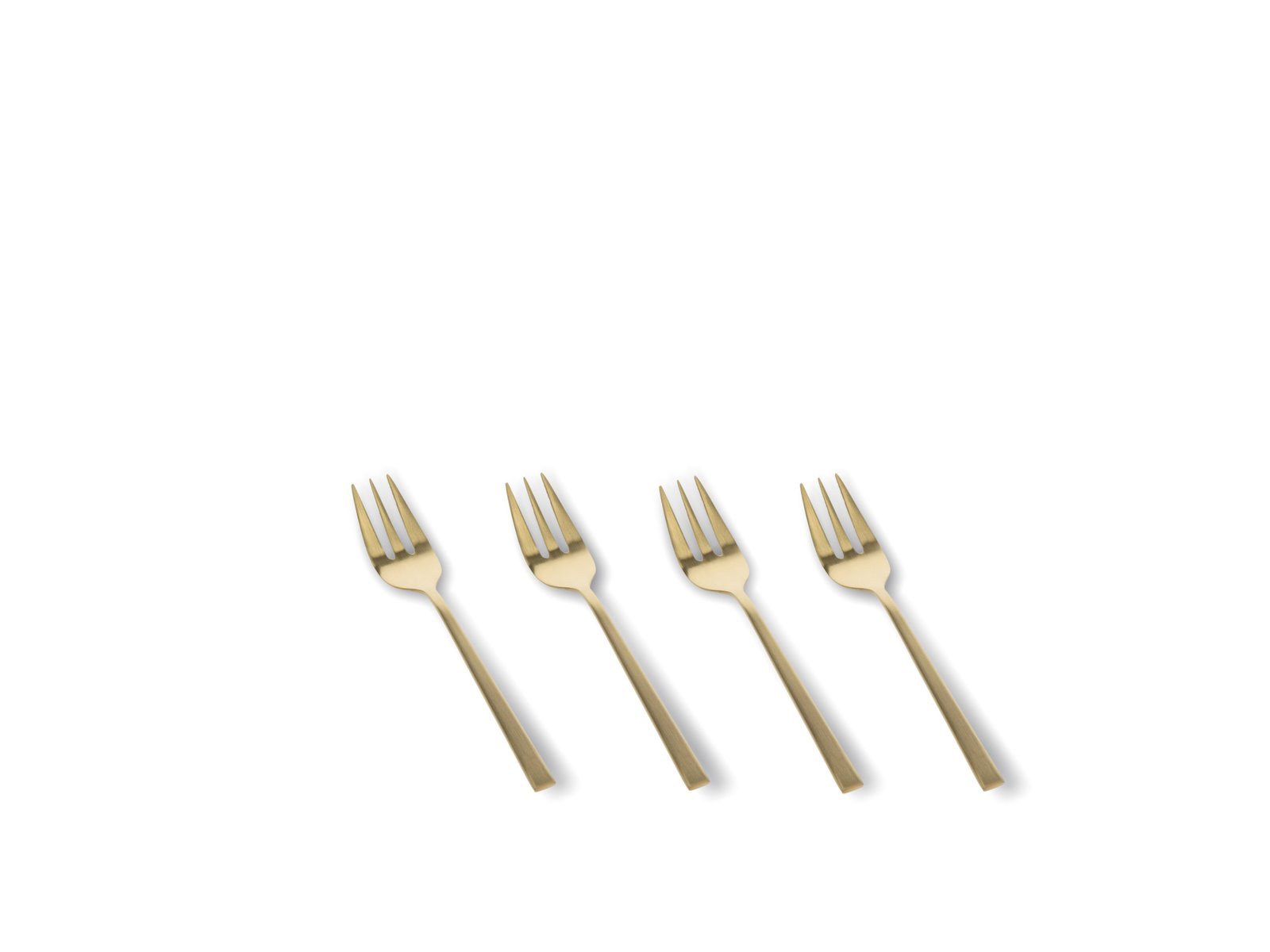 Cake Fork 14.4 Cm 4 Pcs Brass - Image 2