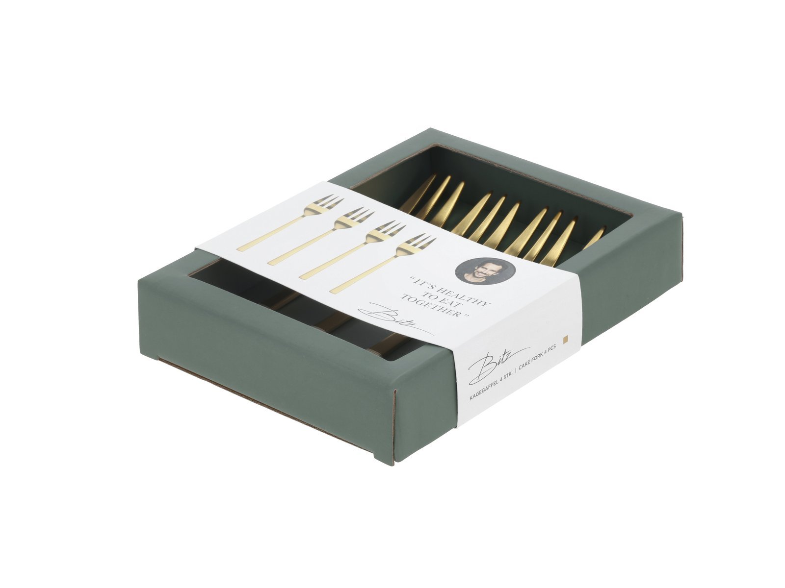 Cake Fork 14.4 Cm 4 Pcs Brass - Image 5
