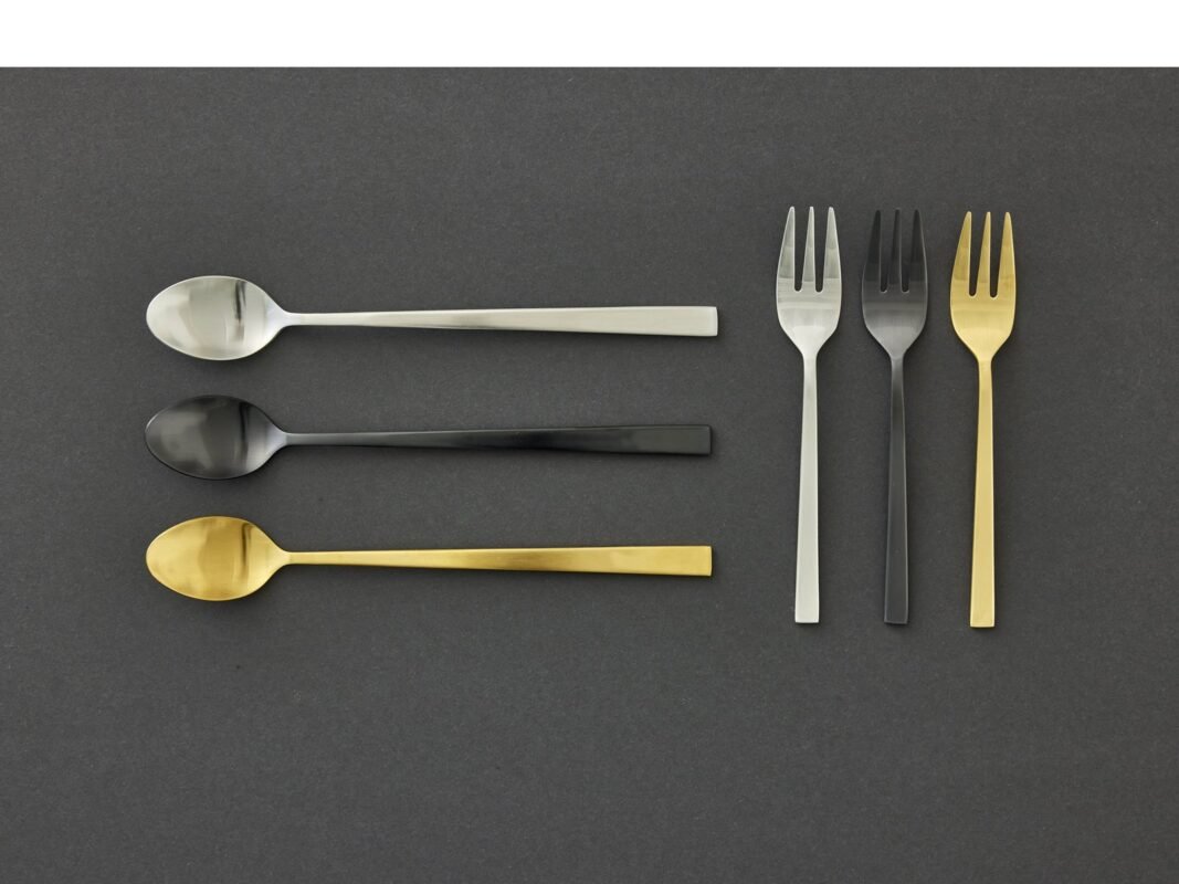 Bitz Cake Fork 14.4 cm, 4 pcs in Steel (4)