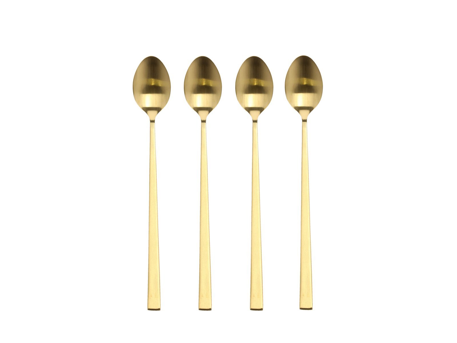 Latte Spoon 20 Cm 4 Pcs Brass