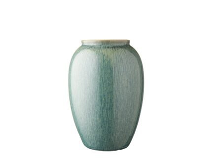 Stoneware Vase 25 cm – Green