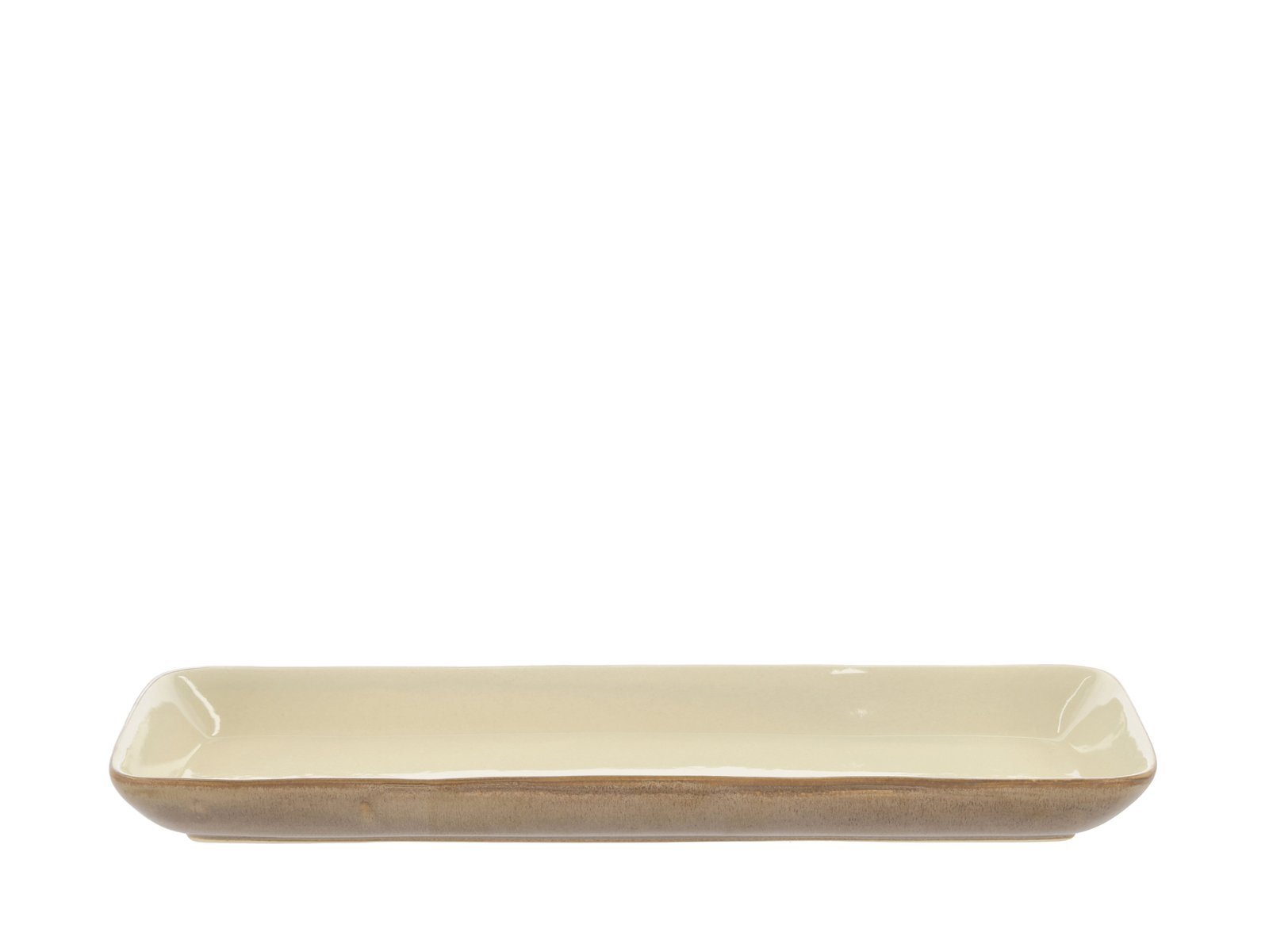 Serving Dish Rectangular Wood 38 X 14 Cm Wood/Sand