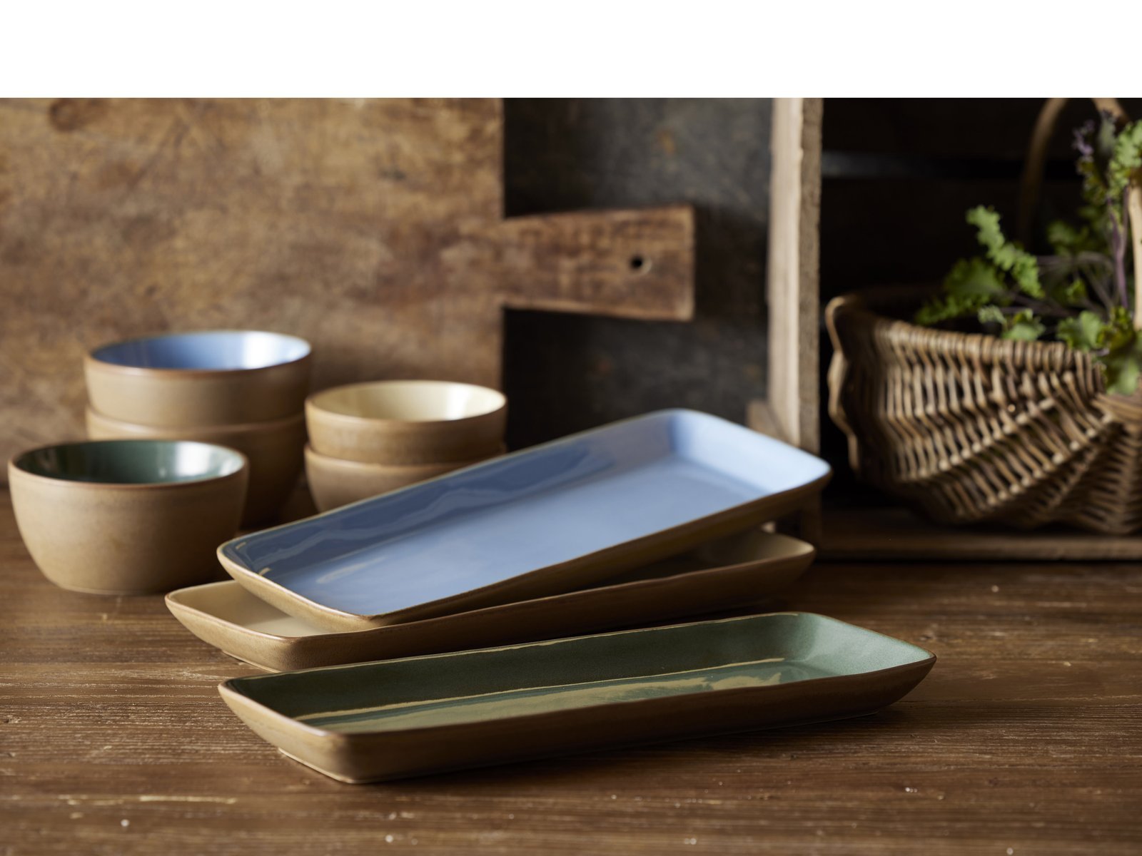 Serving Dish Rectangular Wood 38 X 14 Cm Wood/Sand - Image 3