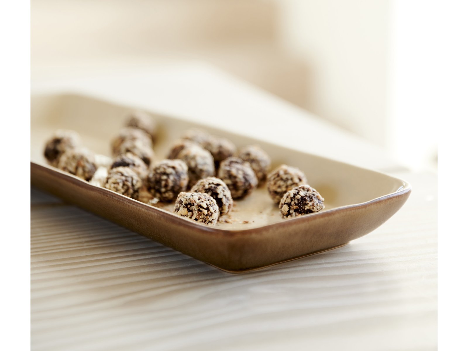 Serving Dish Rectangular Wood 38 X 14 Cm Wood/Sand - Image 4