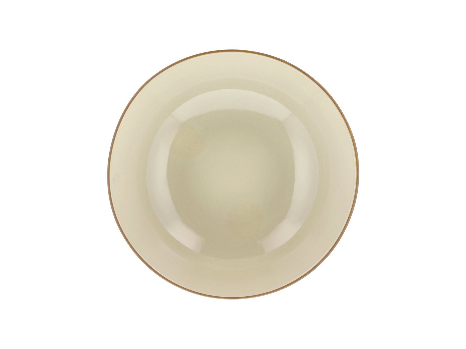 Salad Bowl Wood 30 Cm Wood/Sand Stoneware - Image 2