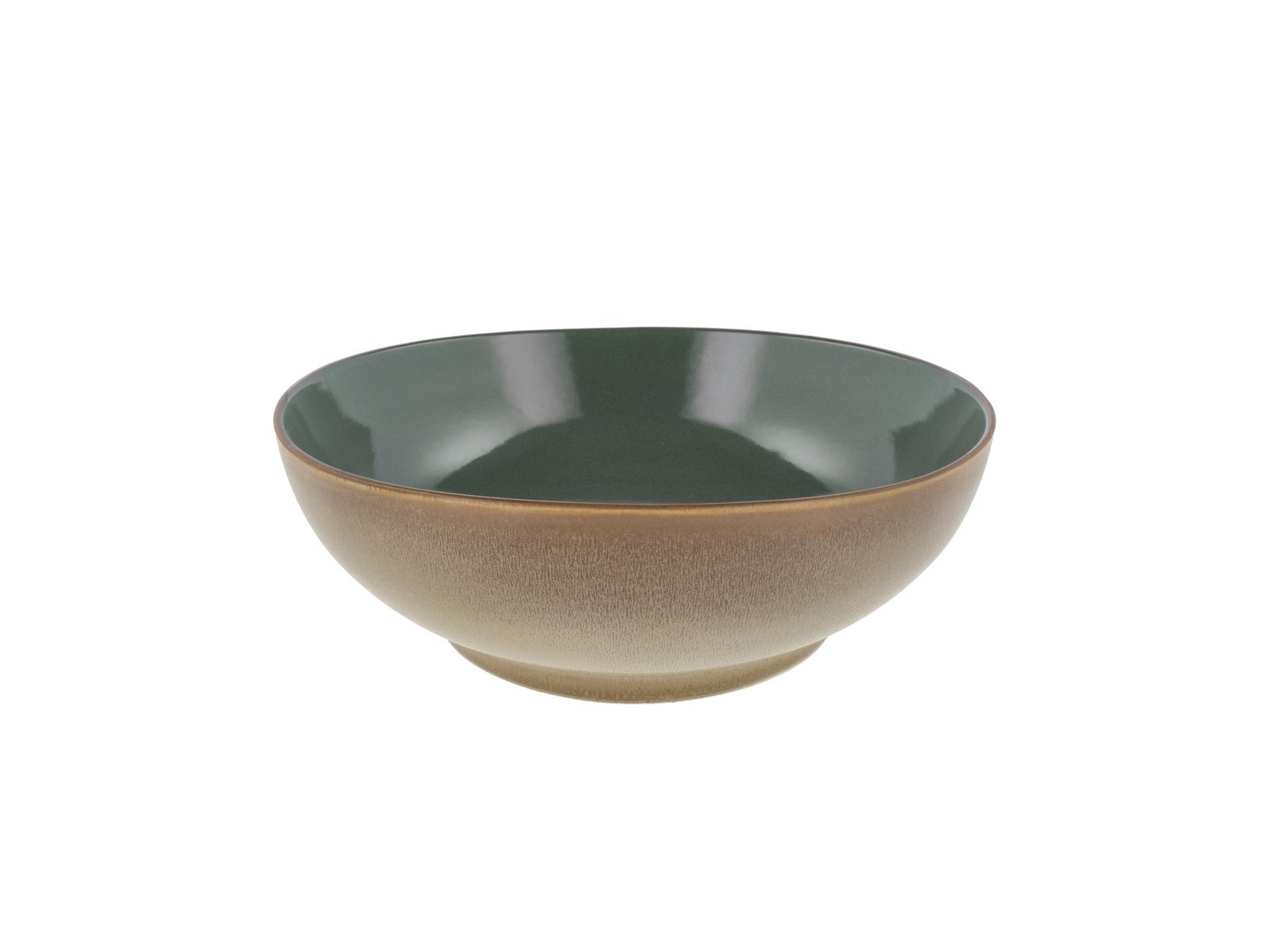 Salad Bowl Wood 30 Cm Wood/Forest Stoneware