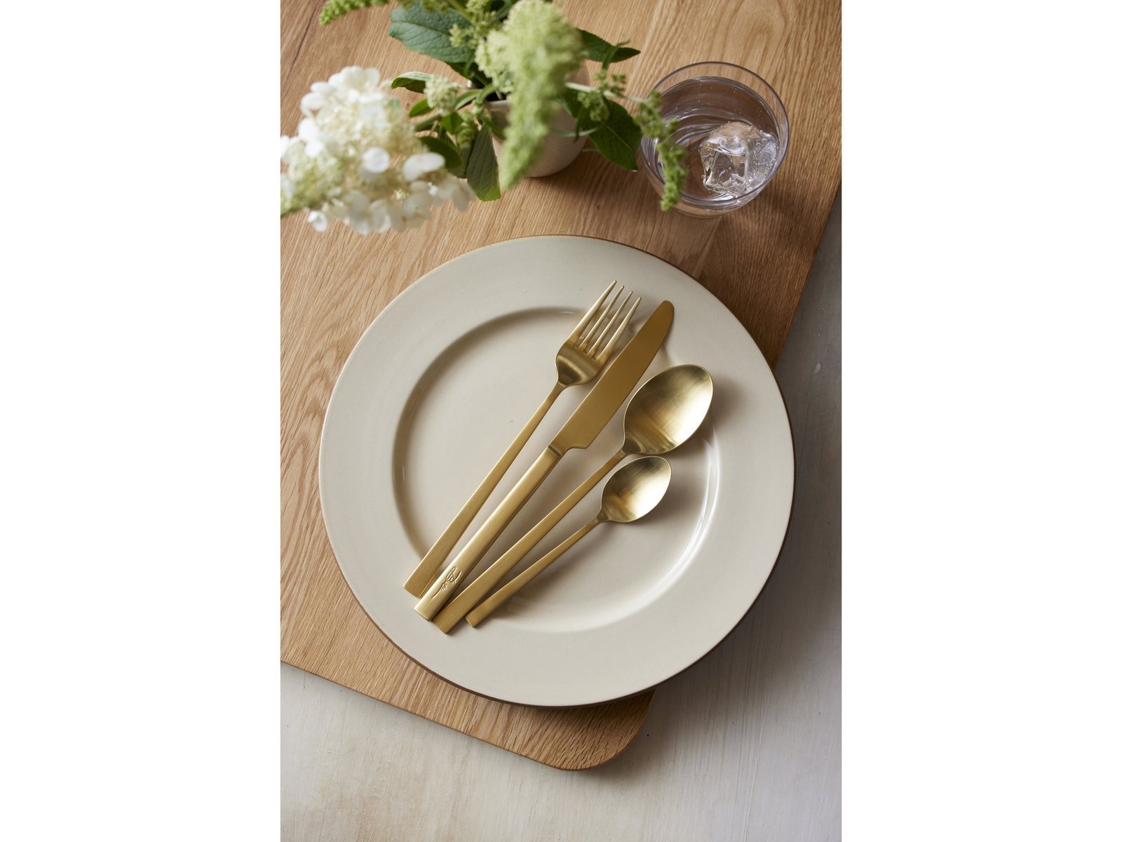 Dinner Plate Wood 27 Cm Wood/Sand Stoneware - Image 5