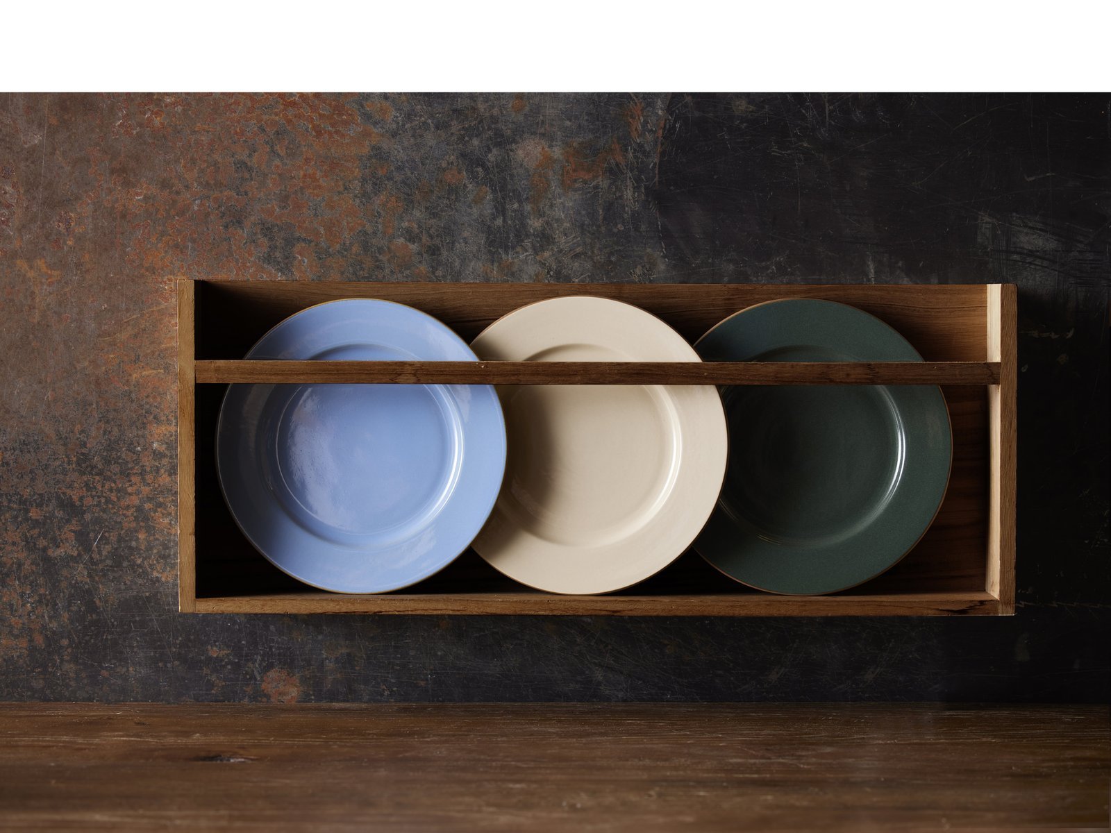 Dinner Plate Wood 27 Cm Wood/Sand Stoneware - Image 10