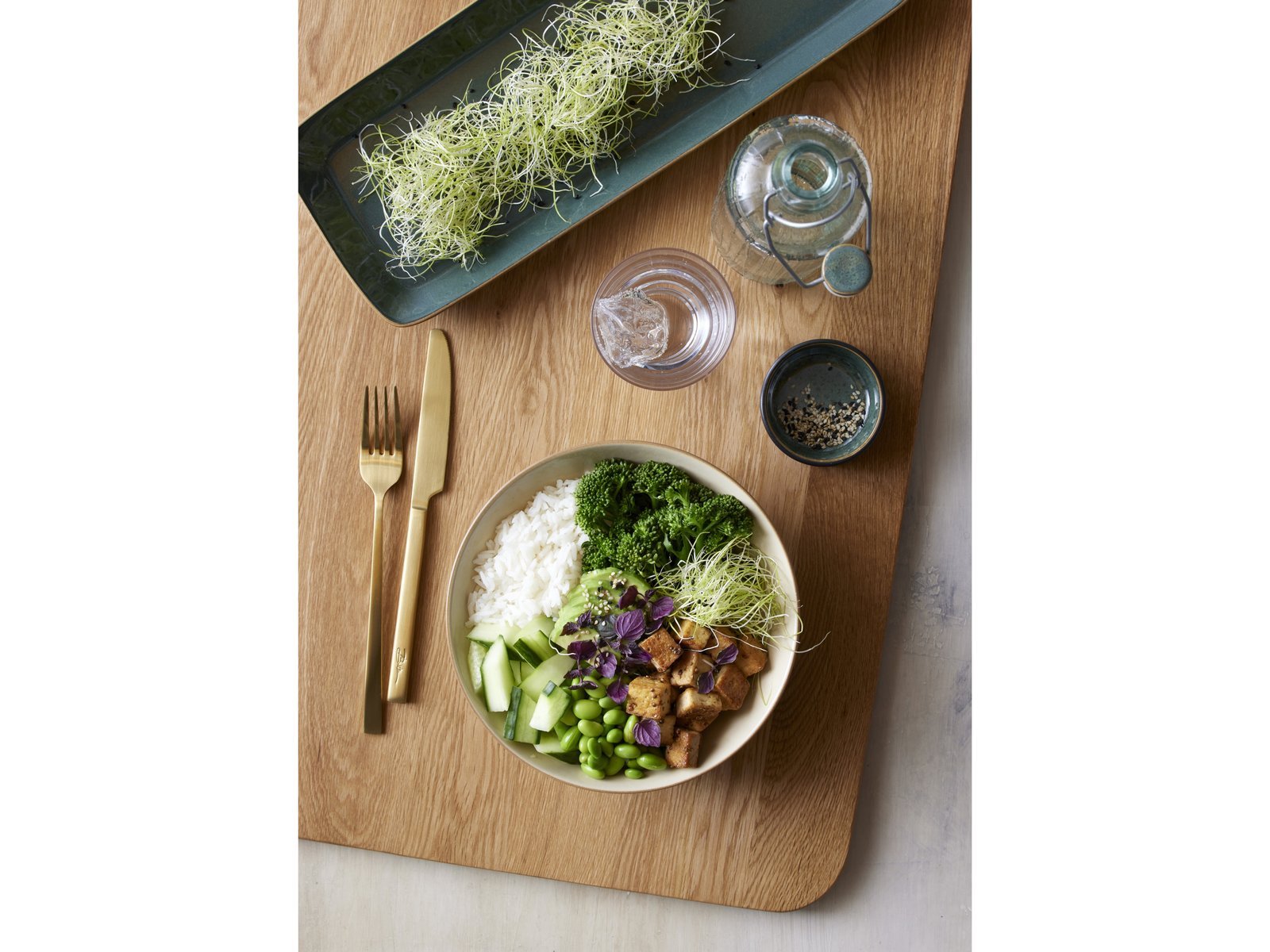 Pasta Bowl Wood 20 Cm Wood/Sand Stoneware - Image 2