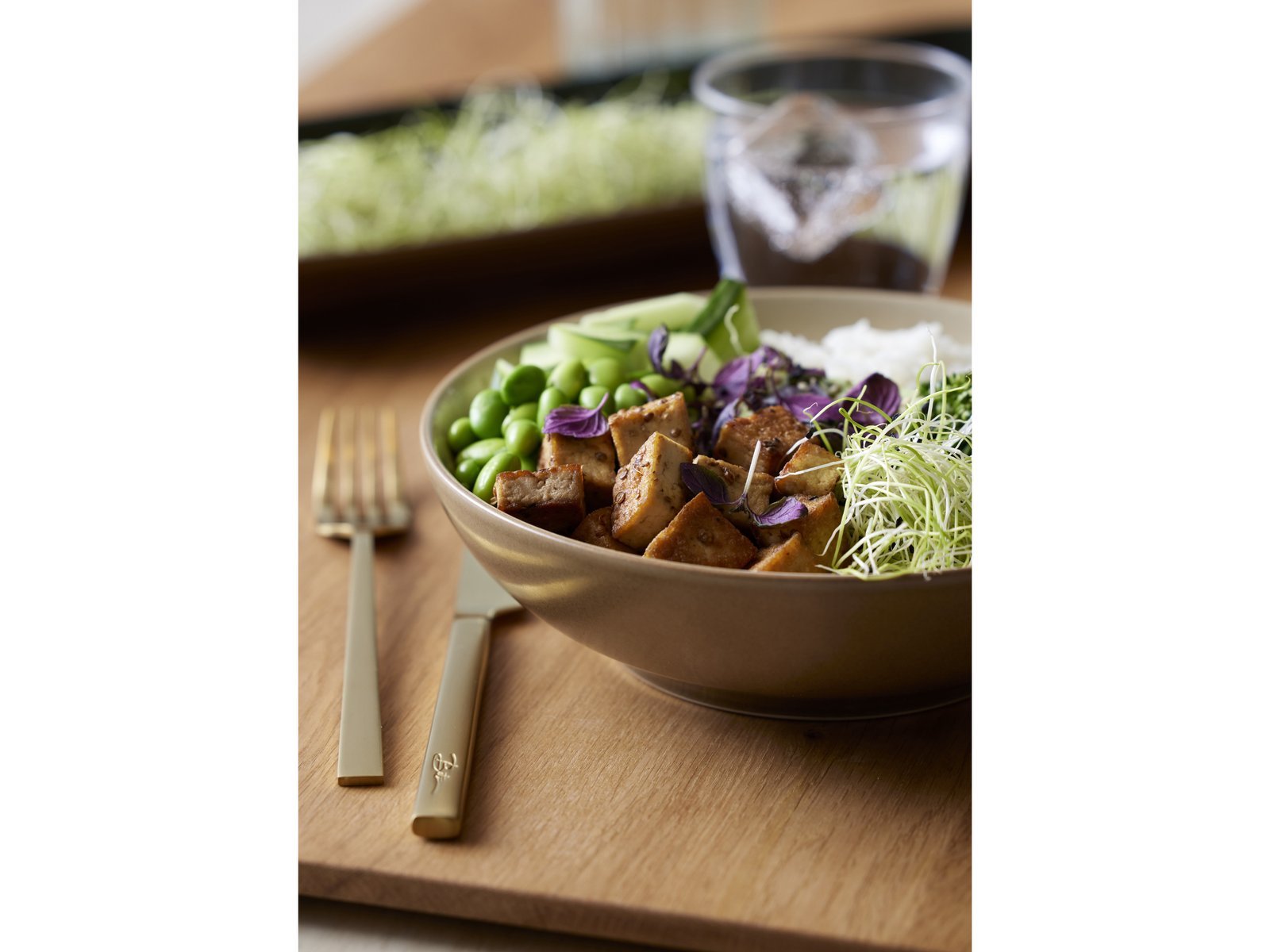 Pasta Bowl Wood 20 Cm Wood/Sand Stoneware - Image 8