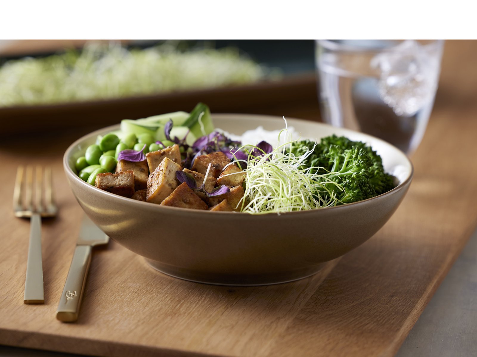 Pasta Bowl Wood 20 Cm Wood/Sand Stoneware - Image 9