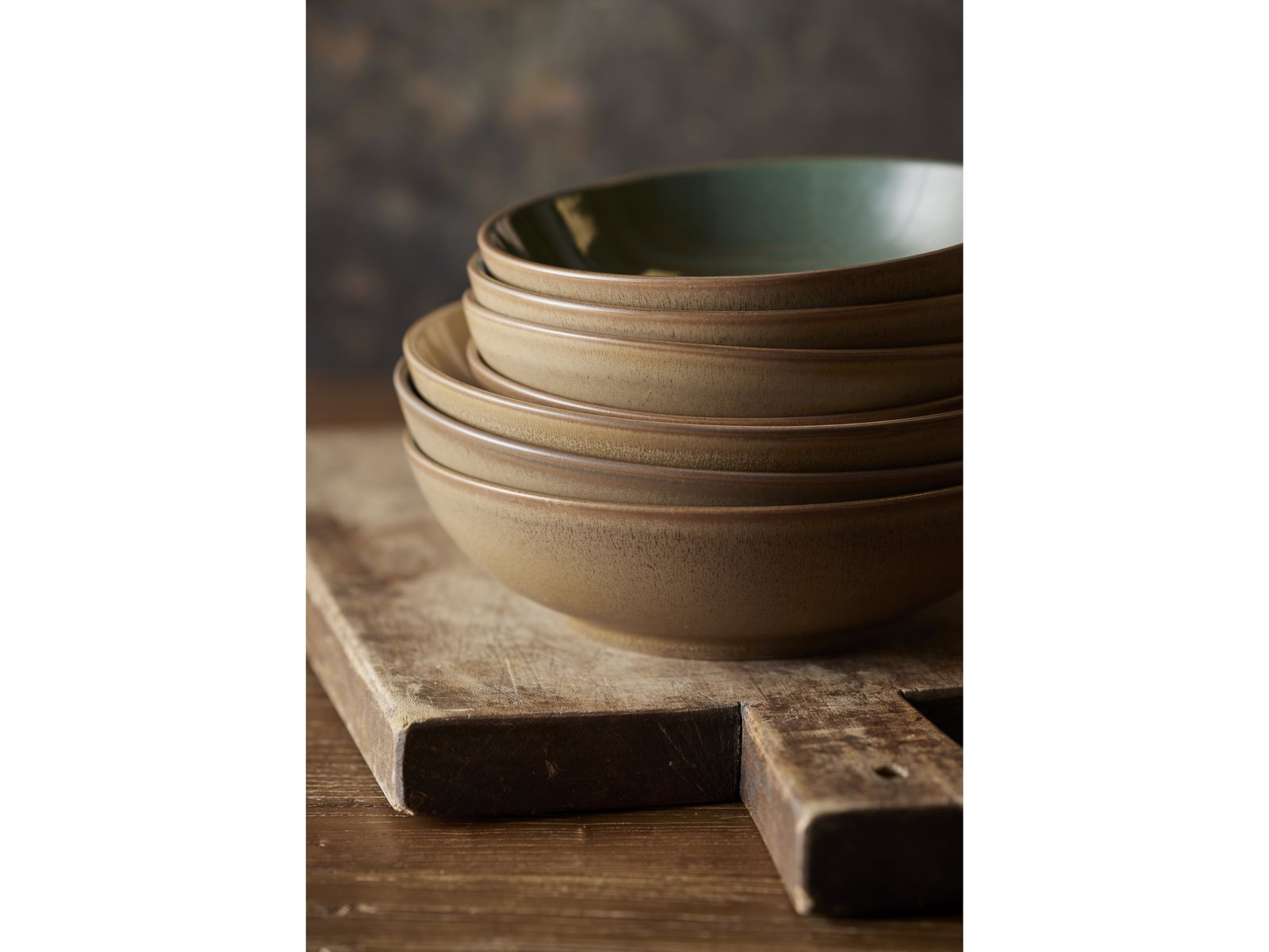 Pasta Bowl Wood 20 Cm Wood/Forest Stoneware - Image 9
