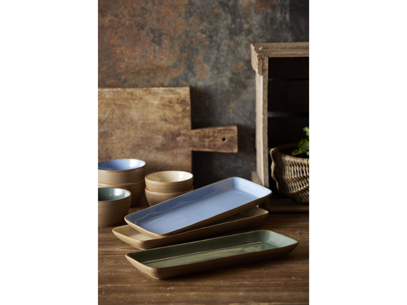 Bowl Wood 12 Cm Wood/Sand Stoneware - Image 8