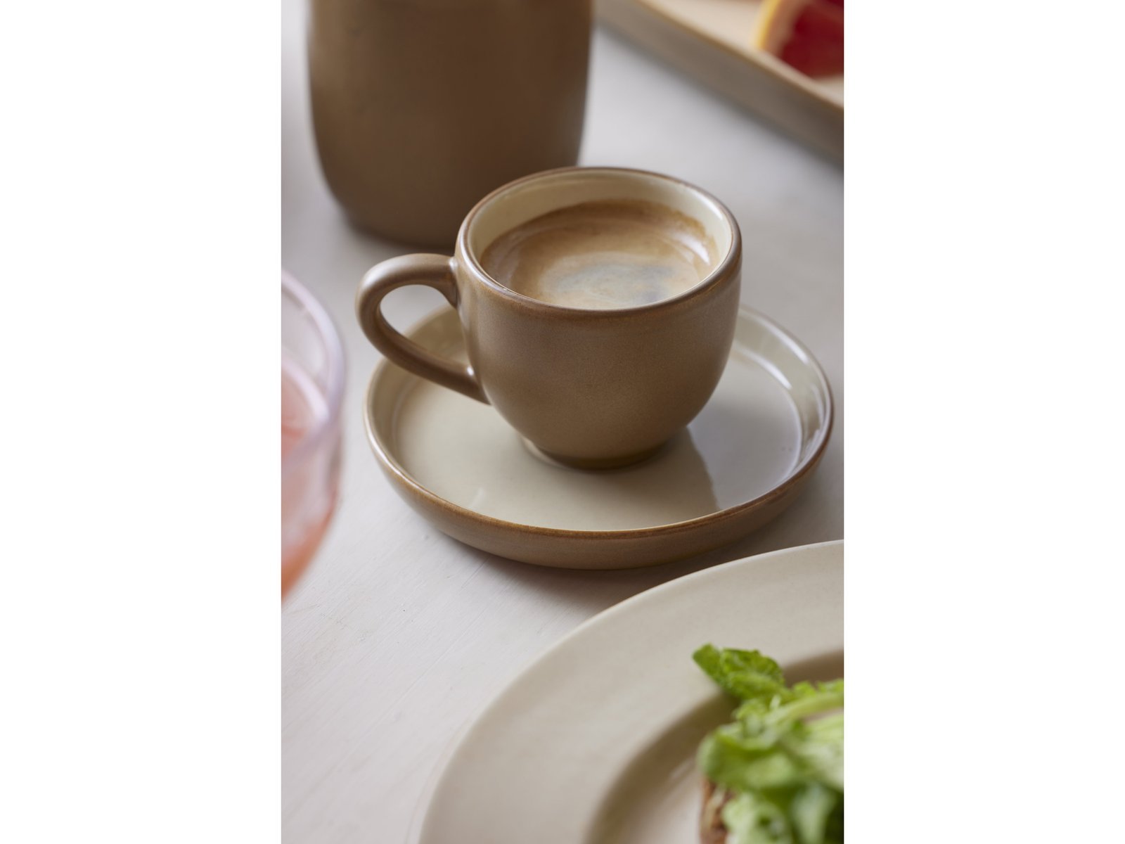 Espresso With Saucer Wood 7 Cl Wood/Sand - Image 2