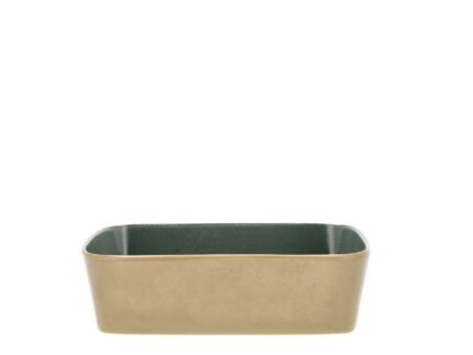Wood Rectangular Dish 28 × 21 cm – Wood/Forest
