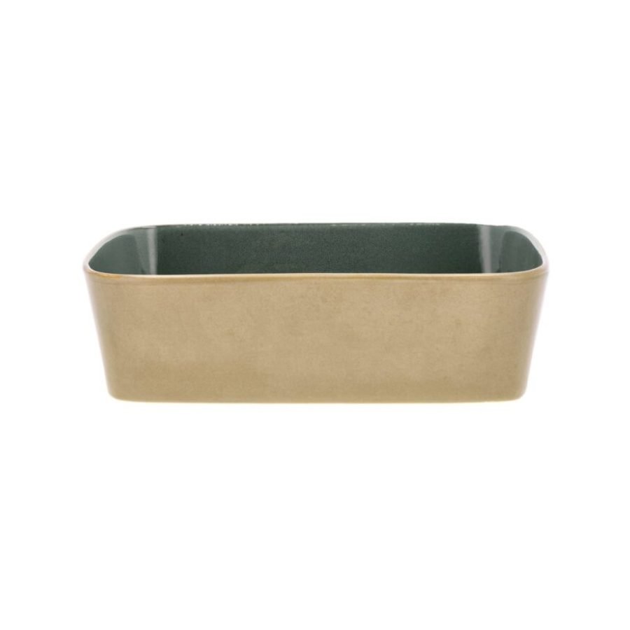 Bitz Wood Rectangular Dish 28 × 21 cm in Wood/Forest