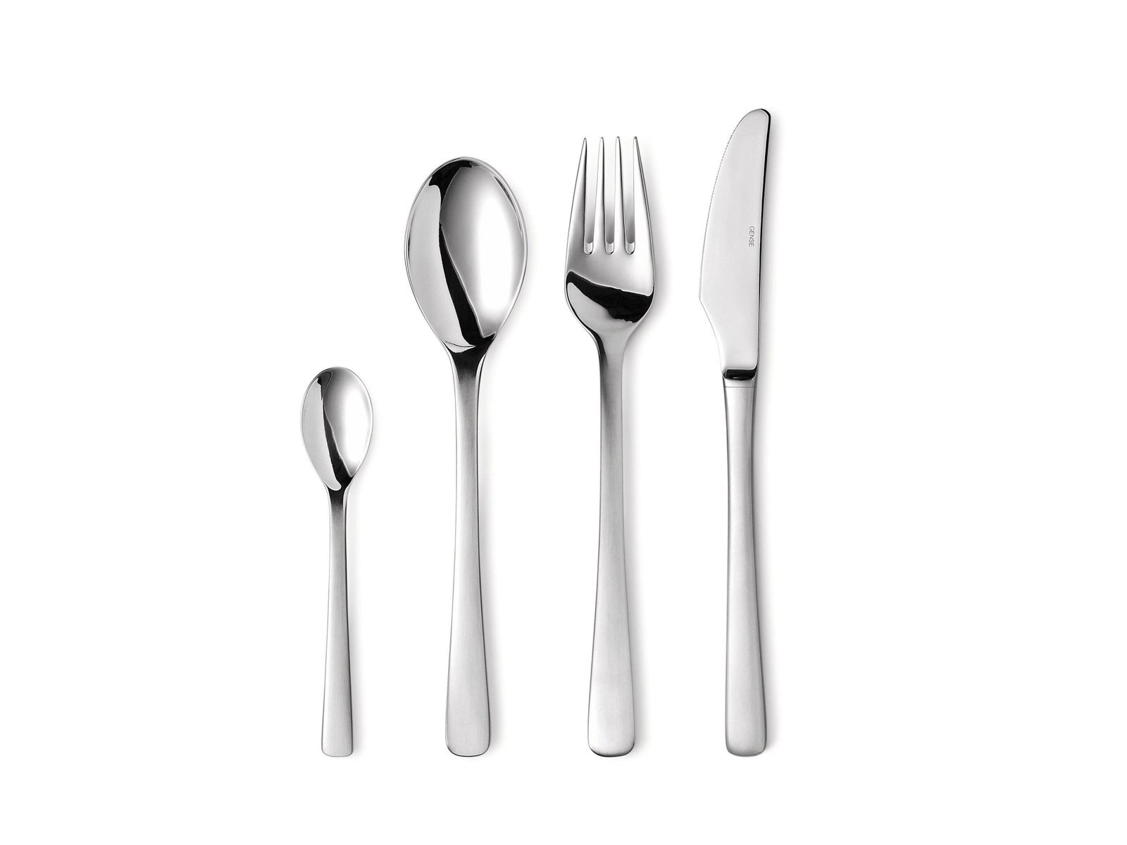 Cutlery Set Steel Line 16 Parts Polished Steel - Image 2