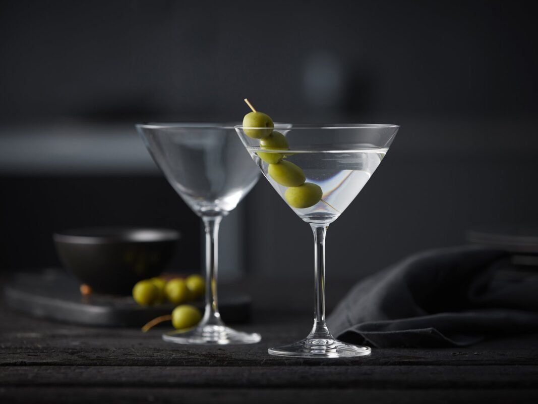 Lyngby Glas Juvel Martini Glass 28 cl, 4 pcs (10)