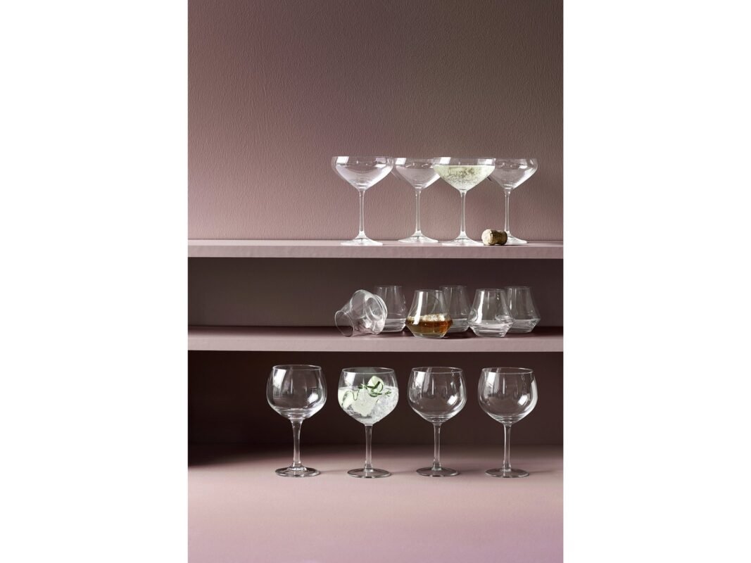 Lyngby Glas Juvel Champagne Coupe 34 cl, 4 pcs (6)