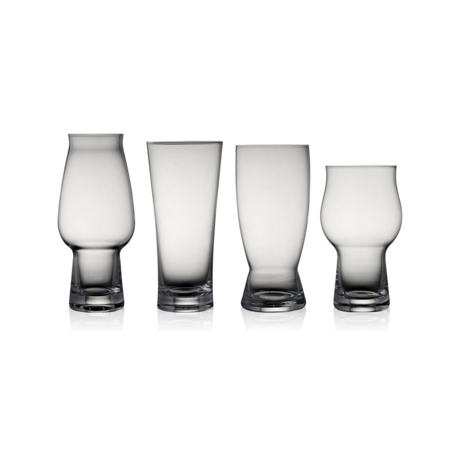 Lyngby Glas Juvel Crystal Beer Glass, 4 pcs