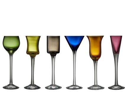 Schnapps Glass, 6 pcs – Assorted Colours
