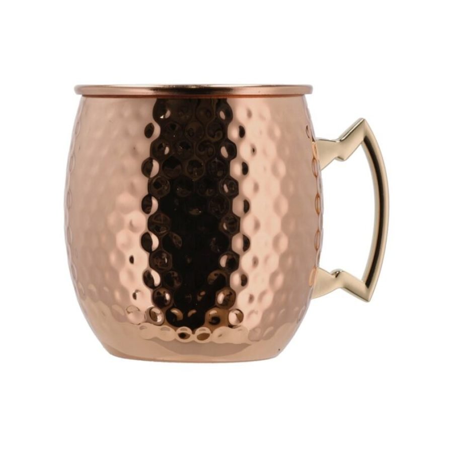 Lyngby Glas Moscow Mule Mug 55 cl, 2 pcs in Hammered Copper (8)