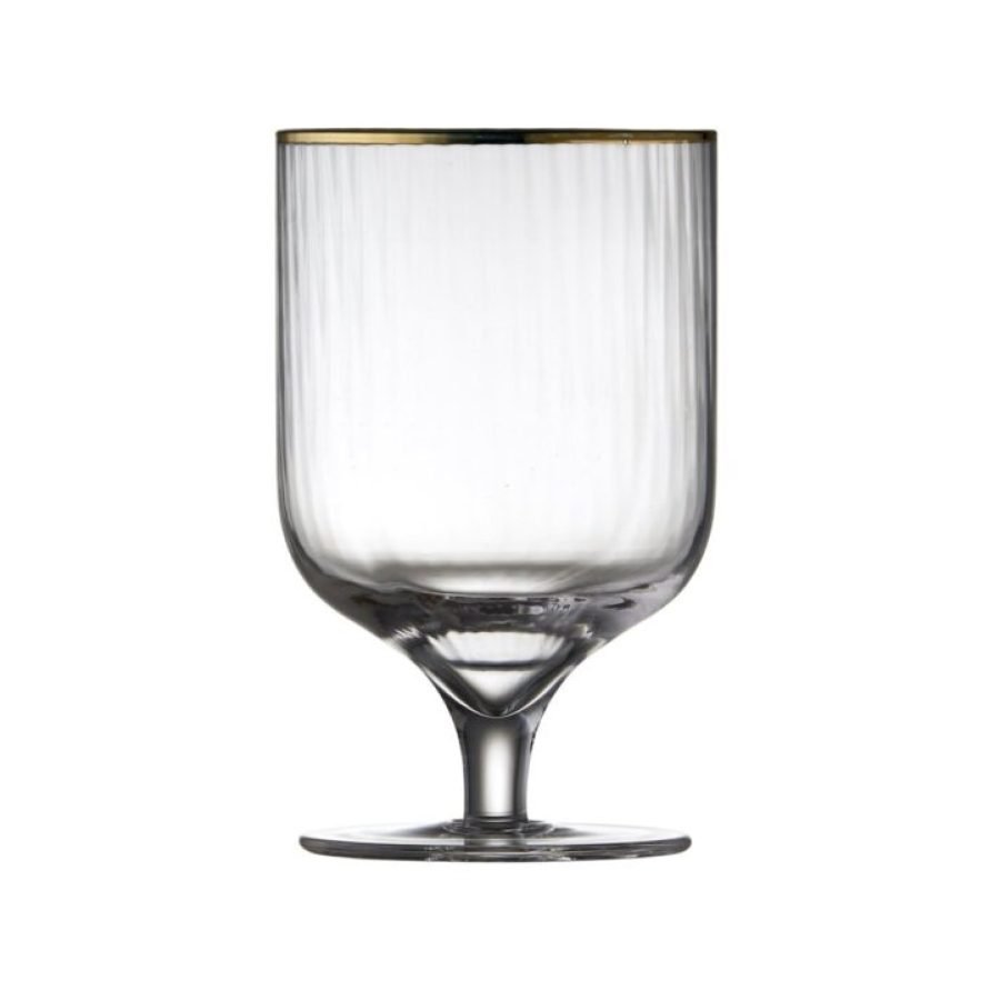 Lyngby Glas Palermo Gold Wine Glass 30 cl, 4 pcs (6)