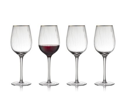 Palermo Gold Red Wine Glass 40 cl, 4 pcs