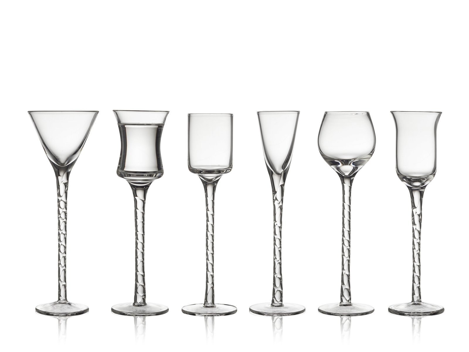 Aquavit Glass Rom 18 Cm 6 Pcs Clear