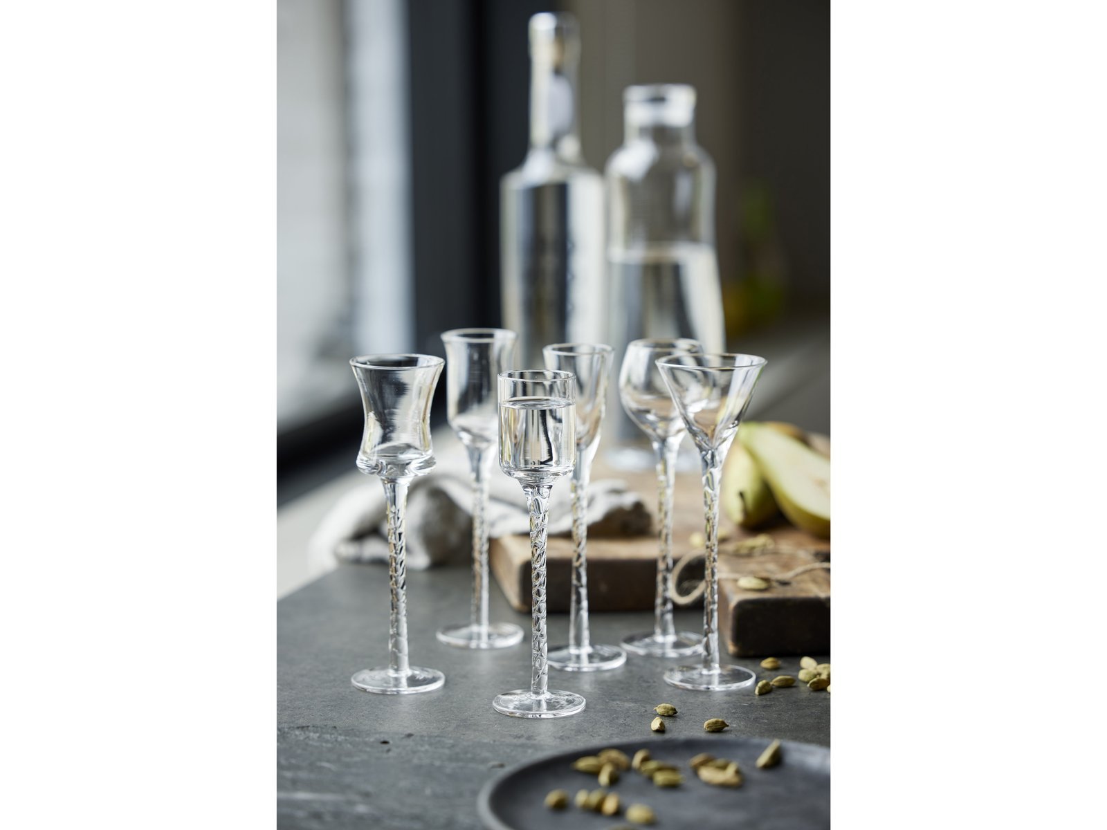 Aquavit Glass Rom 18 Cm 6 Pcs Clear - Image 3