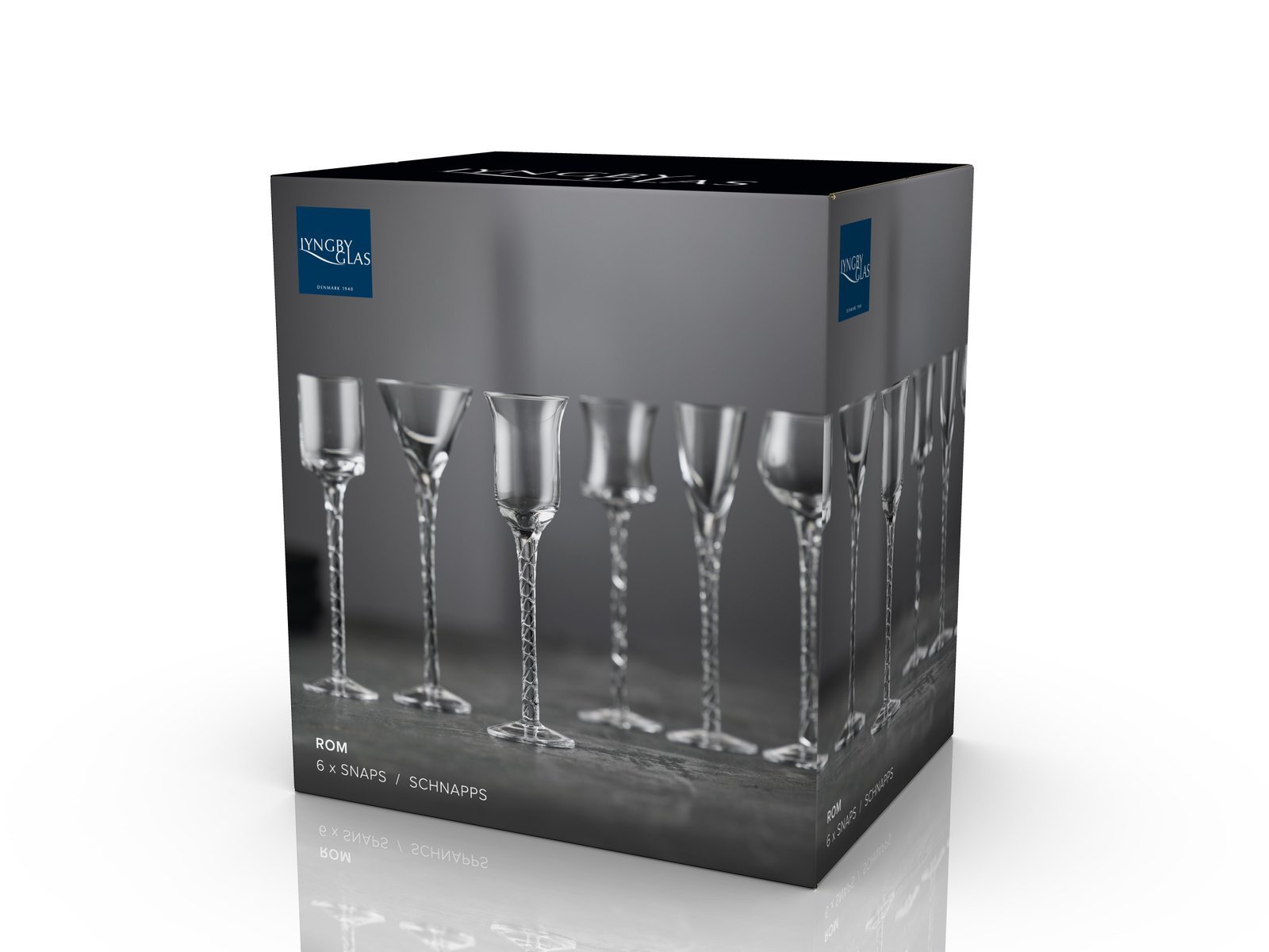 Aquavit Glass Rom 18 Cm 6 Pcs Clear - Image 12