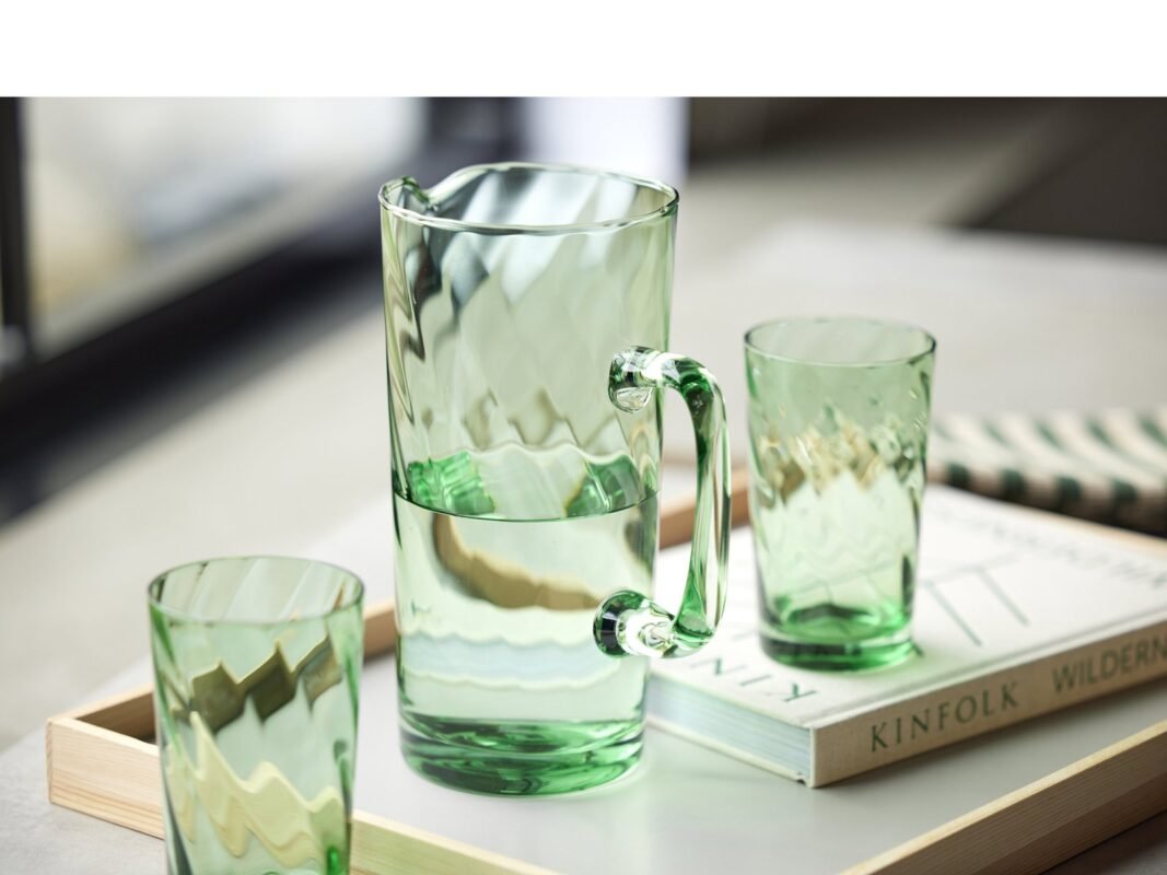 Lyngby Glas Vienna Highball 45 cl, 4 pcs in Green (2)