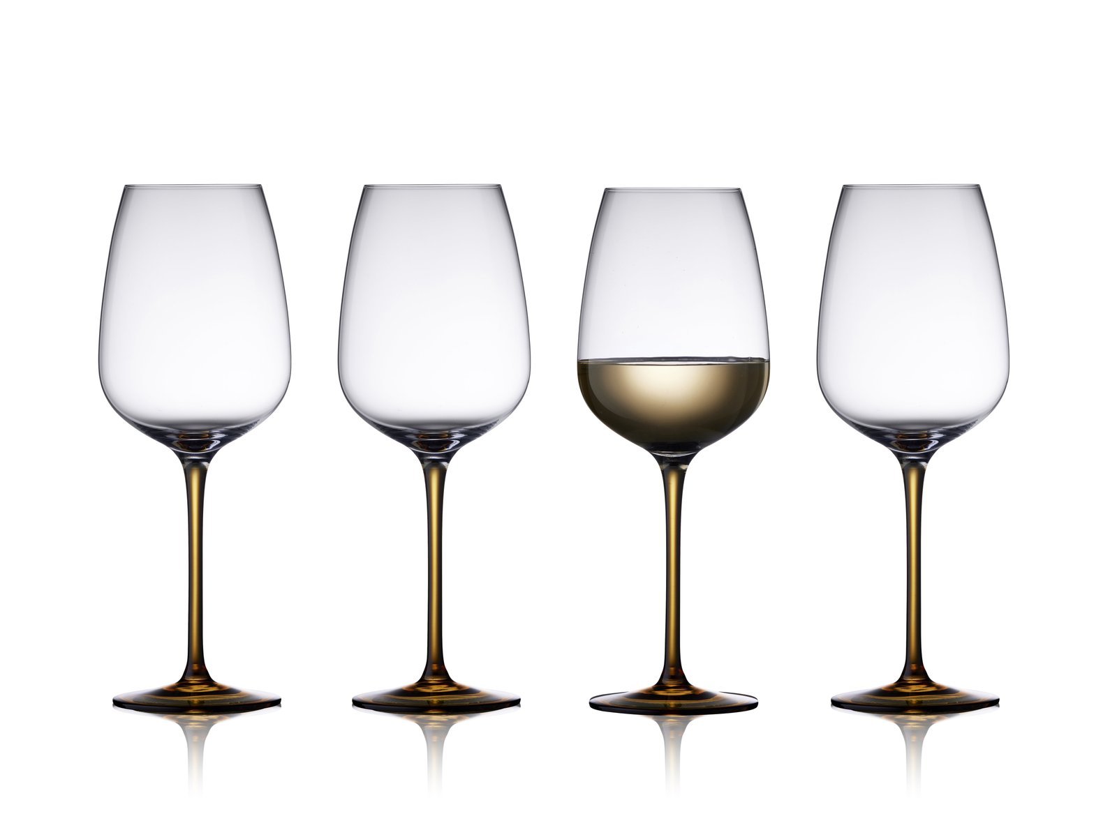 Wine Glass Vienna 53 Cl 4 Pcs Amber