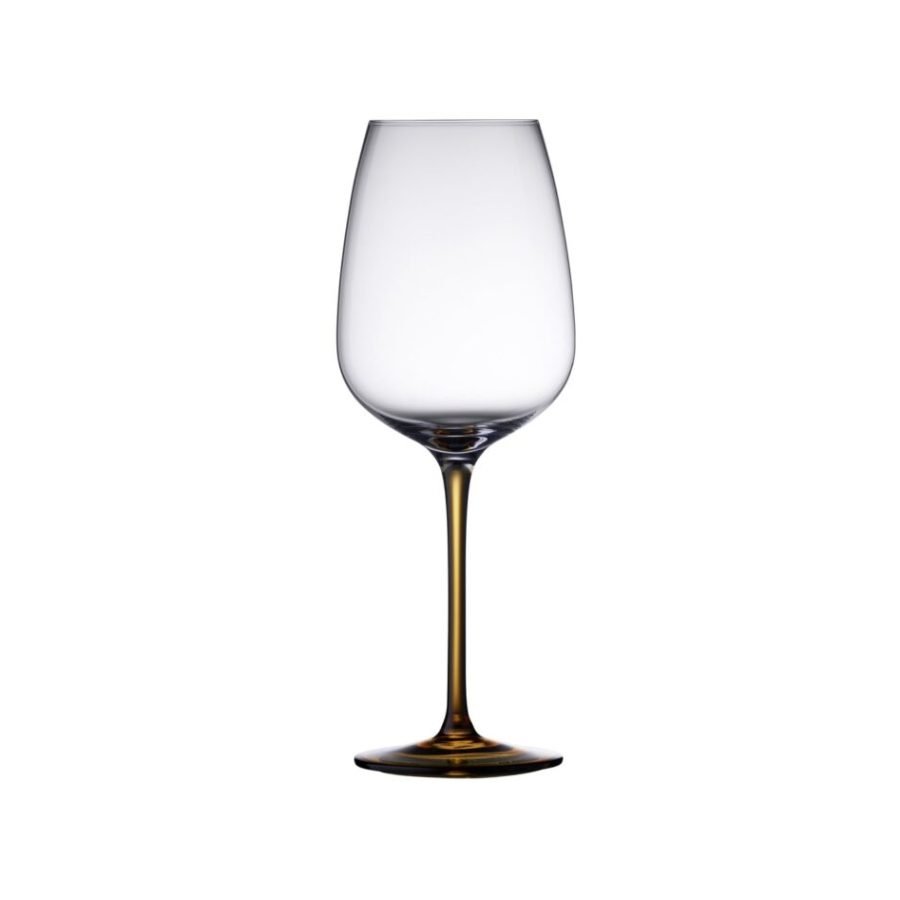 Lyngby Glas Vienna Wine Glass 53 cl, 4 pcs in Amber (2)