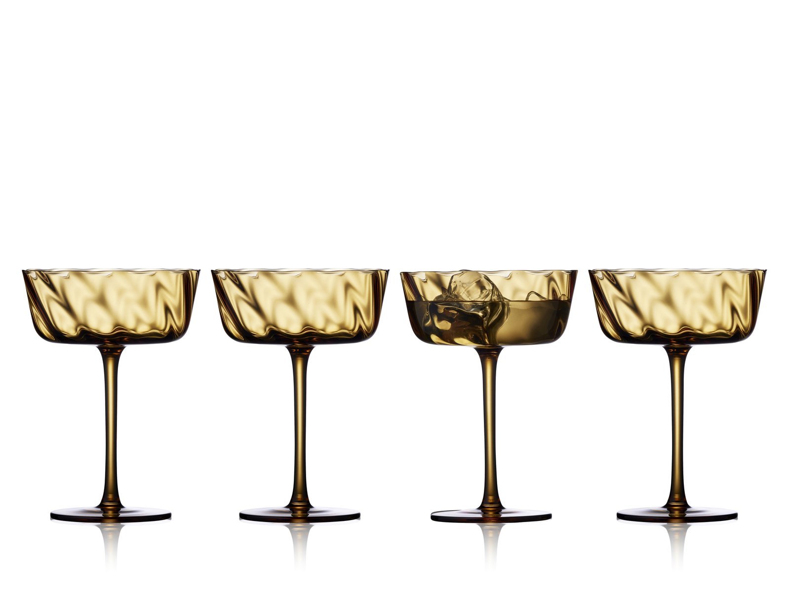 Champagne Coupe Vienna 35 Cl 4 Pcs Amber