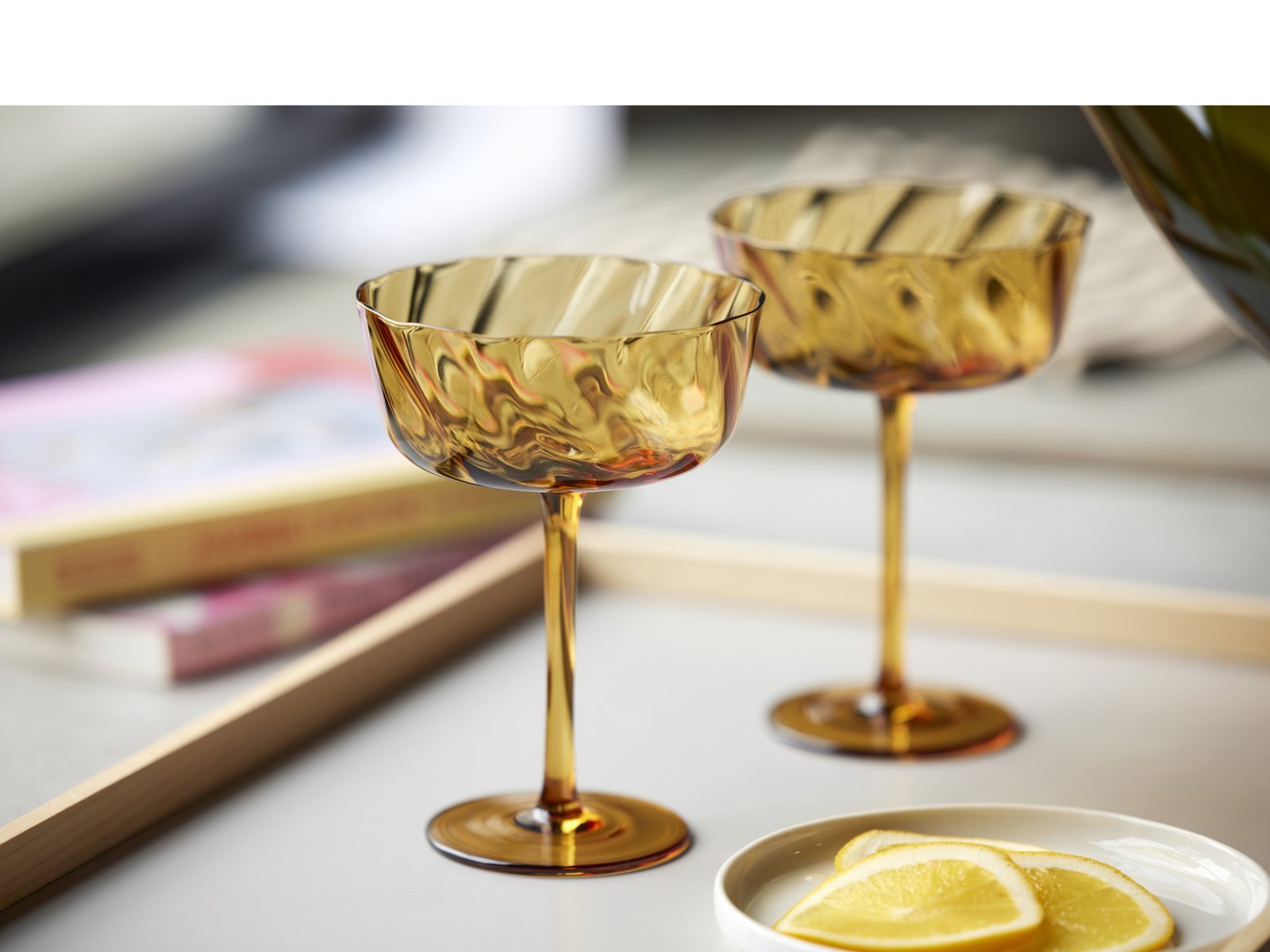 Champagne Coupe Vienna 35 Cl 4 Pcs Amber - Image 6