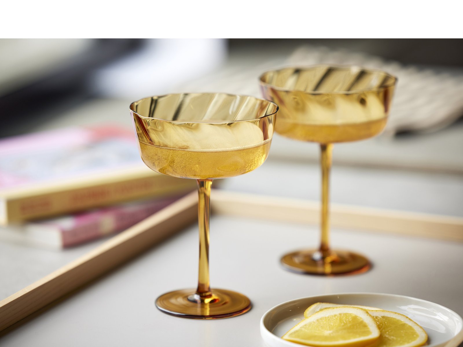Champagne Coupe Vienna 35 Cl 4 Pcs Amber - Image 7