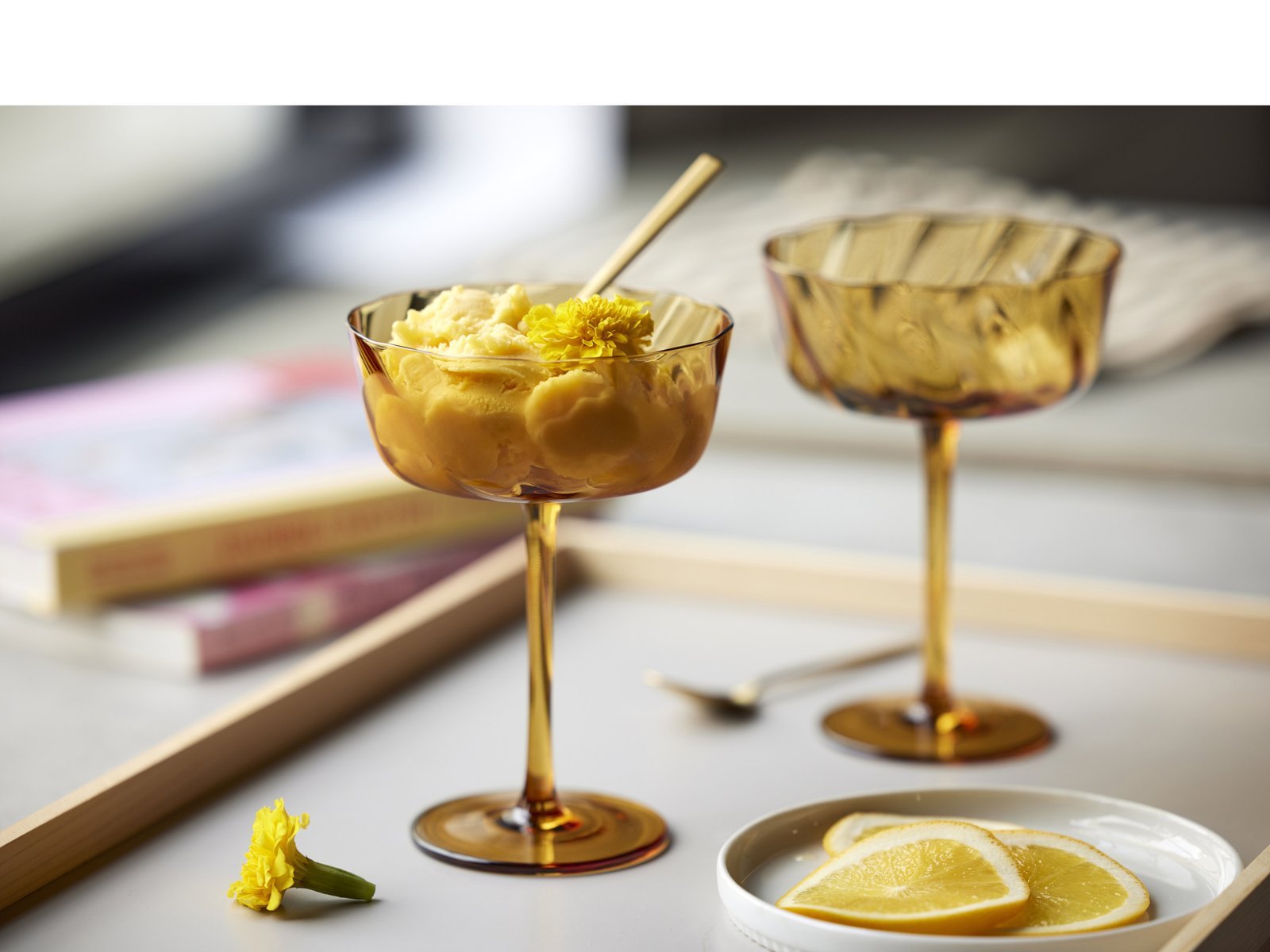 Champagne Coupe Vienna 35 Cl 4 Pcs Amber - Image 8