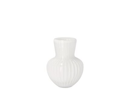 Cuneo Vase Ø15 × 20 cm – White