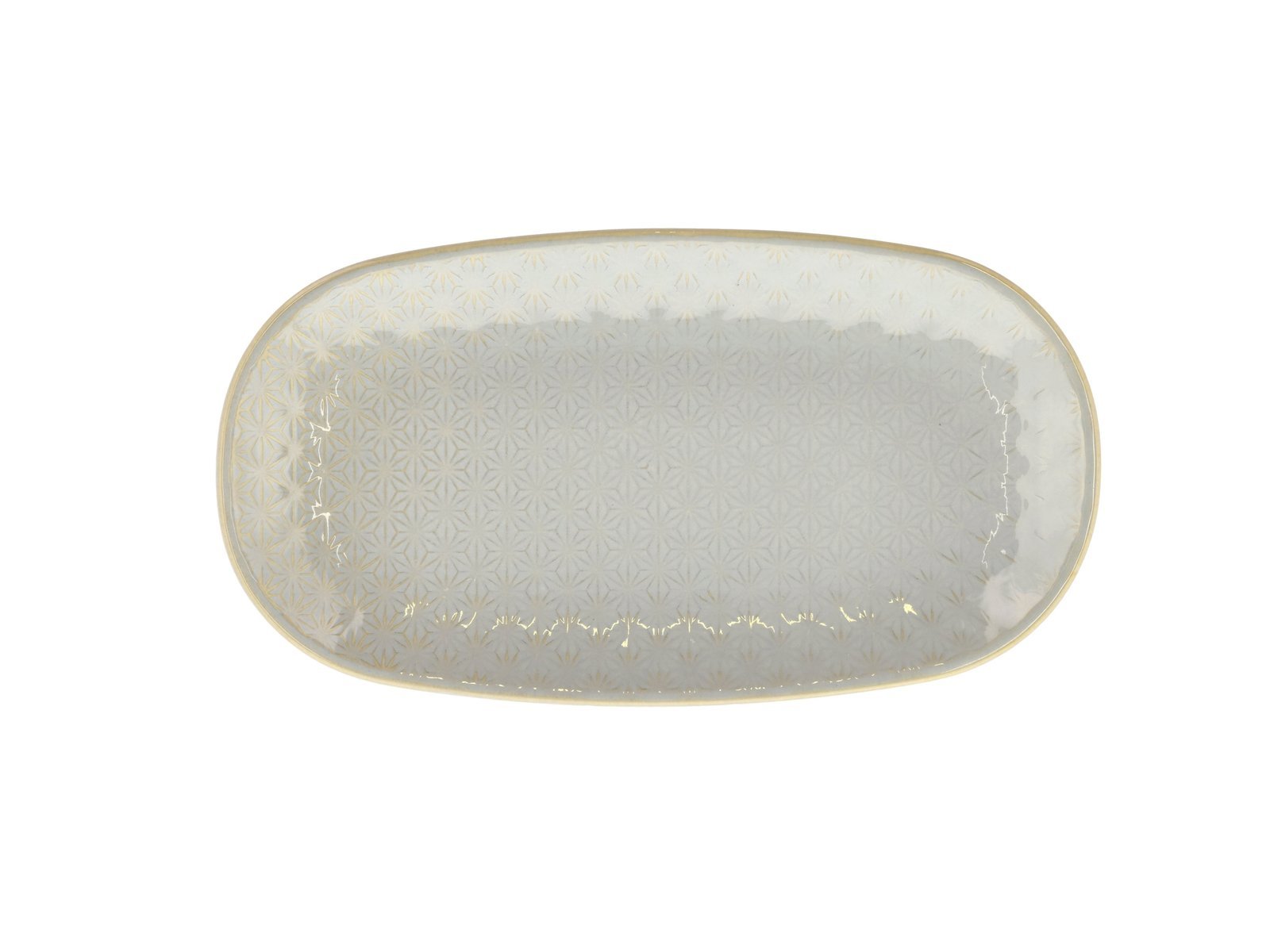 Plate Elstra 25.5 X 14 X 2.5 Cm Stoneware Light Blue Ass. - Image 4